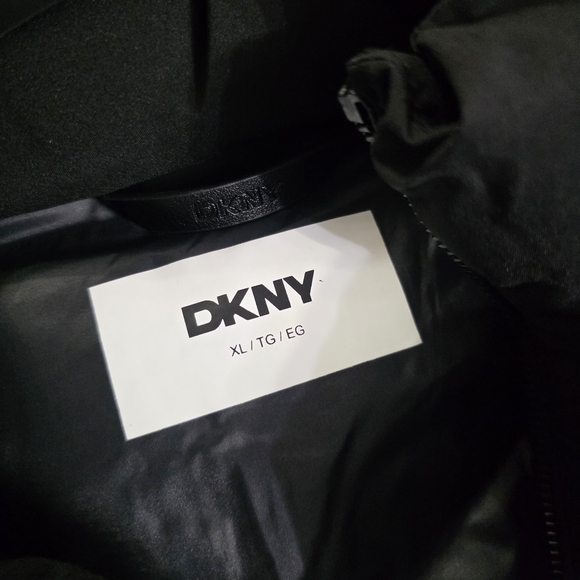 DKNY Black Puffer Coat Women Size XL - Picture 14 of 14